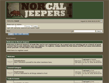 Tablet Screenshot of norcaljeepers.co